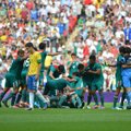 Olimpiados finale meksikiečiai netikėtai įveikė Brazilijos futbolo rinktinę