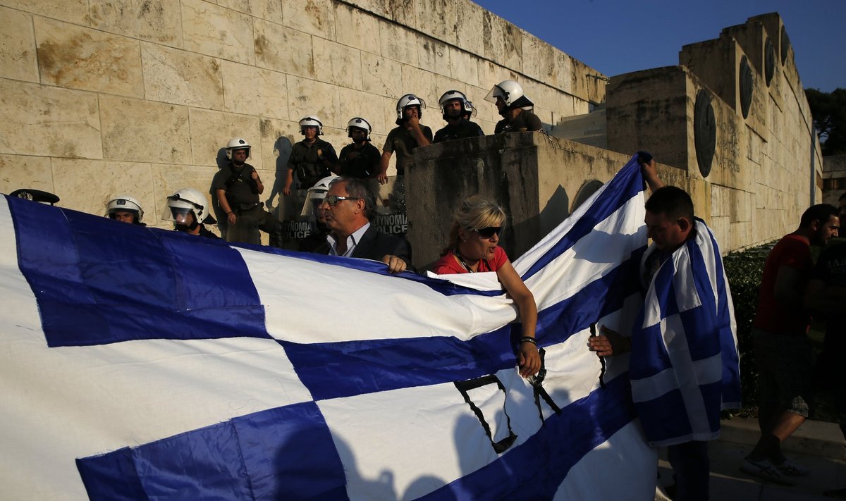 Protestai Graikijoje 