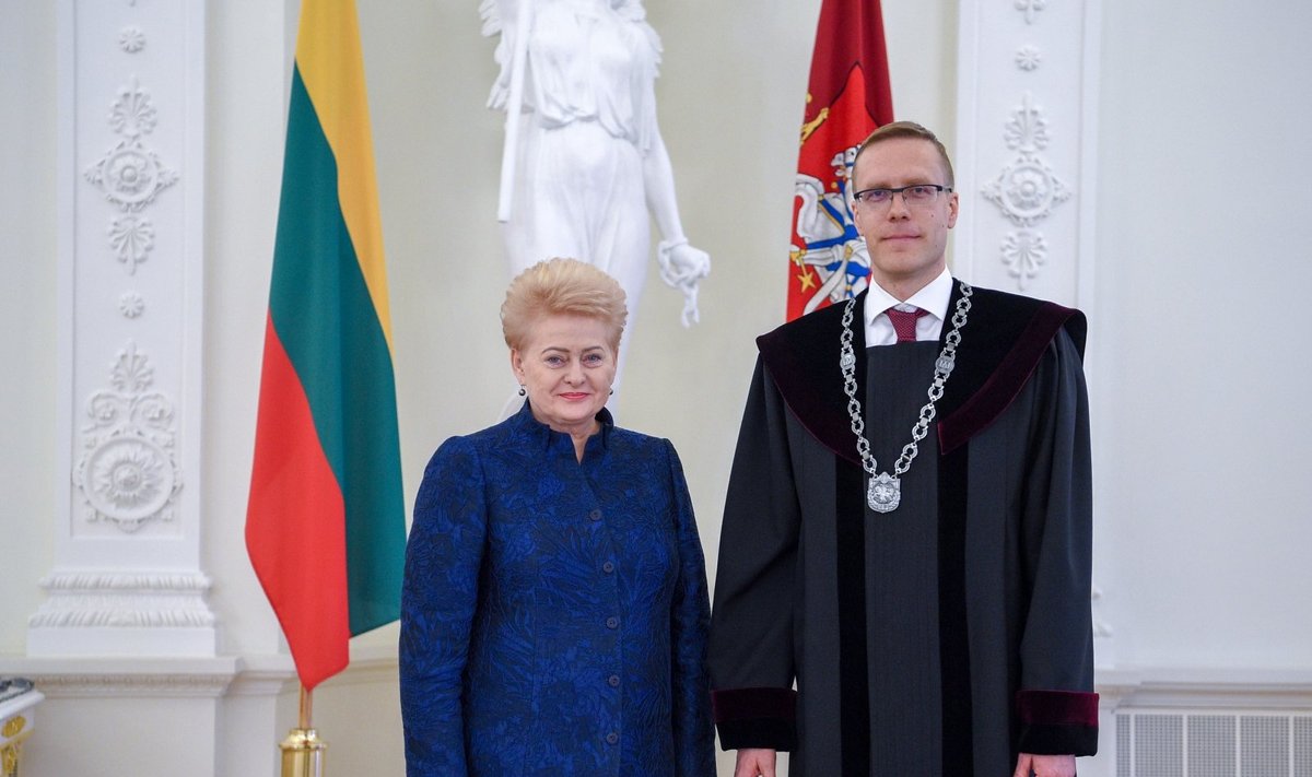 Aurimas Brazdeikis ir Dalia Grybauskaitė