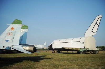 Renovuotas "Buran" modelis MAKS-2011 aviacijos parodoje