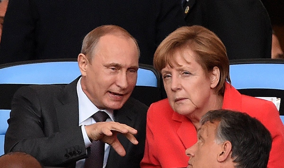 Angela Merkel, Vladimiras Putinas