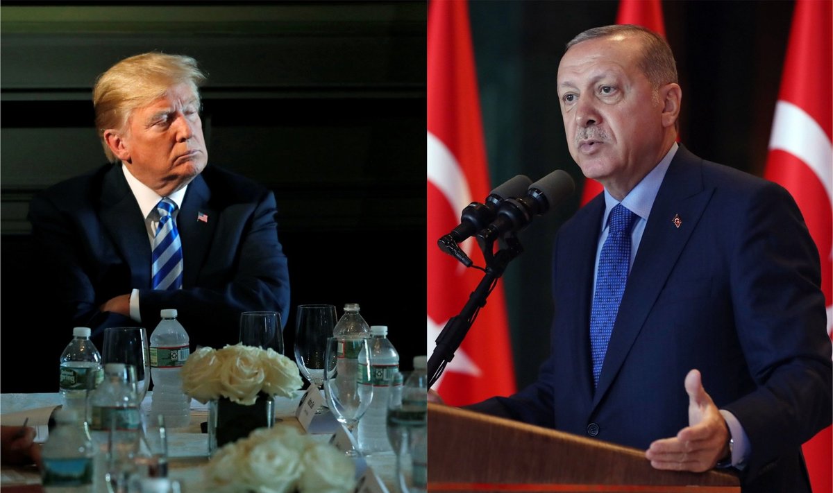 Donaldas Trumpas ir Recepas Tayyipas Erdoganas