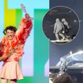 Ko nematė televizijos žiūrovai: „Eurovizijos“ scenoje Nemo pasirodyme dalyvavo dar du žmonės