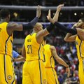 NBA čempionato lyderis „Pacers“ klubas iškovojo 16-ą pergalę