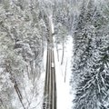 Photographer gives drone's-eye view of winter in Lithuania