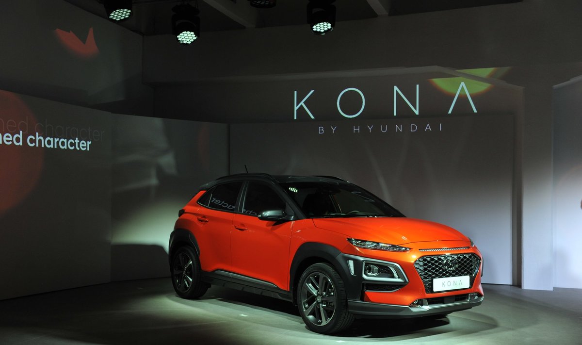 "Hyundai Kona" pristatymas
