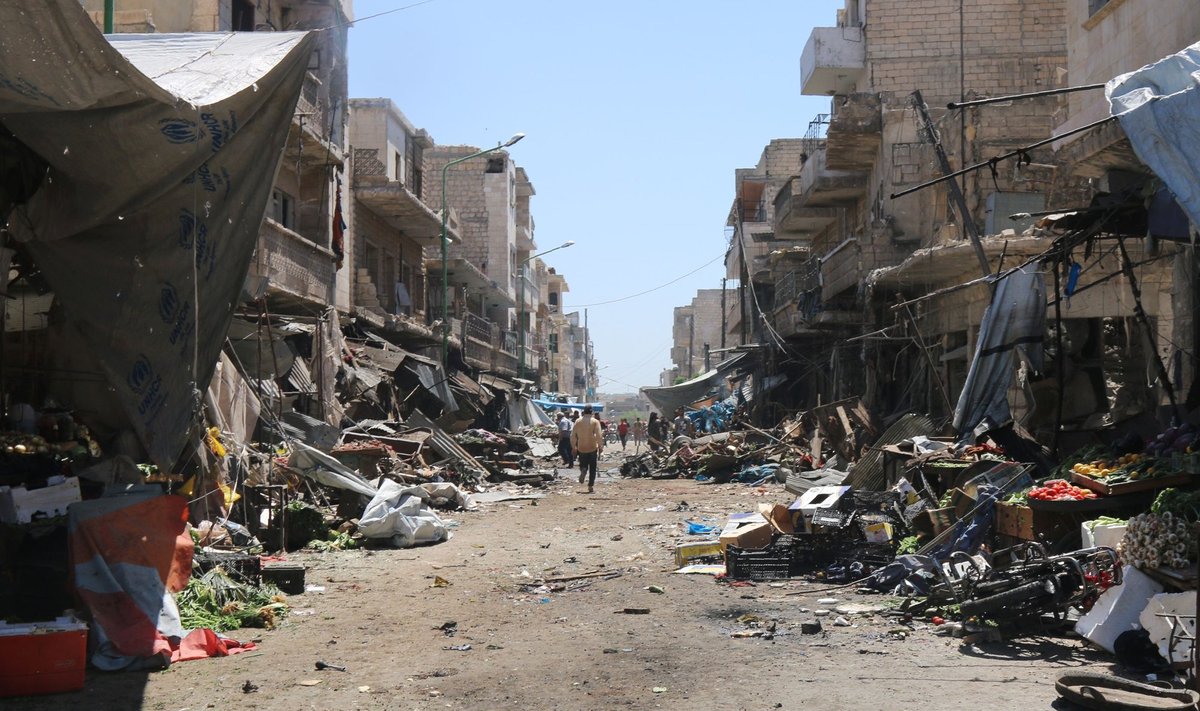 Sirijoje per antskrydžius dviejuose turguose žuvo 12 žmonių