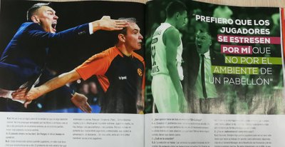 Šarūnas Jasikevičius "Gigantes del Basket" žurnale