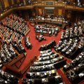 Italijos parlamentas nutarė sumažinti parlamentarų skaičių