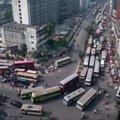 Dėl popiežiaus vizito sustos chaotiškas Bangladešo sostinės transporto eismas