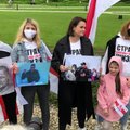 В Вильнюсе около двухсот человек выразили солидарность с Беларусью, выступила Тихановская