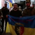 Zelenskis sekmadienį susitiko su kariais Donbaso fronto linijoje