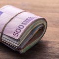 500 eurų banknotų atsisakymas gali kainuoti šimtus milijonų