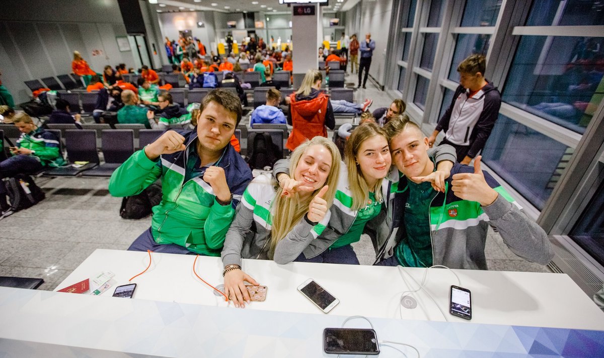 Lietuviai jaunimo olimpinių žaidynių kaimelyje Argentinoje