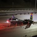 В Вильнюсе в ДТП попал автомобиль Mercedes-Benz