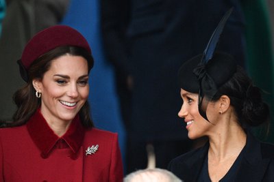 Kate Middleton ir Meghan Markle per karališkąsias Kalėdas