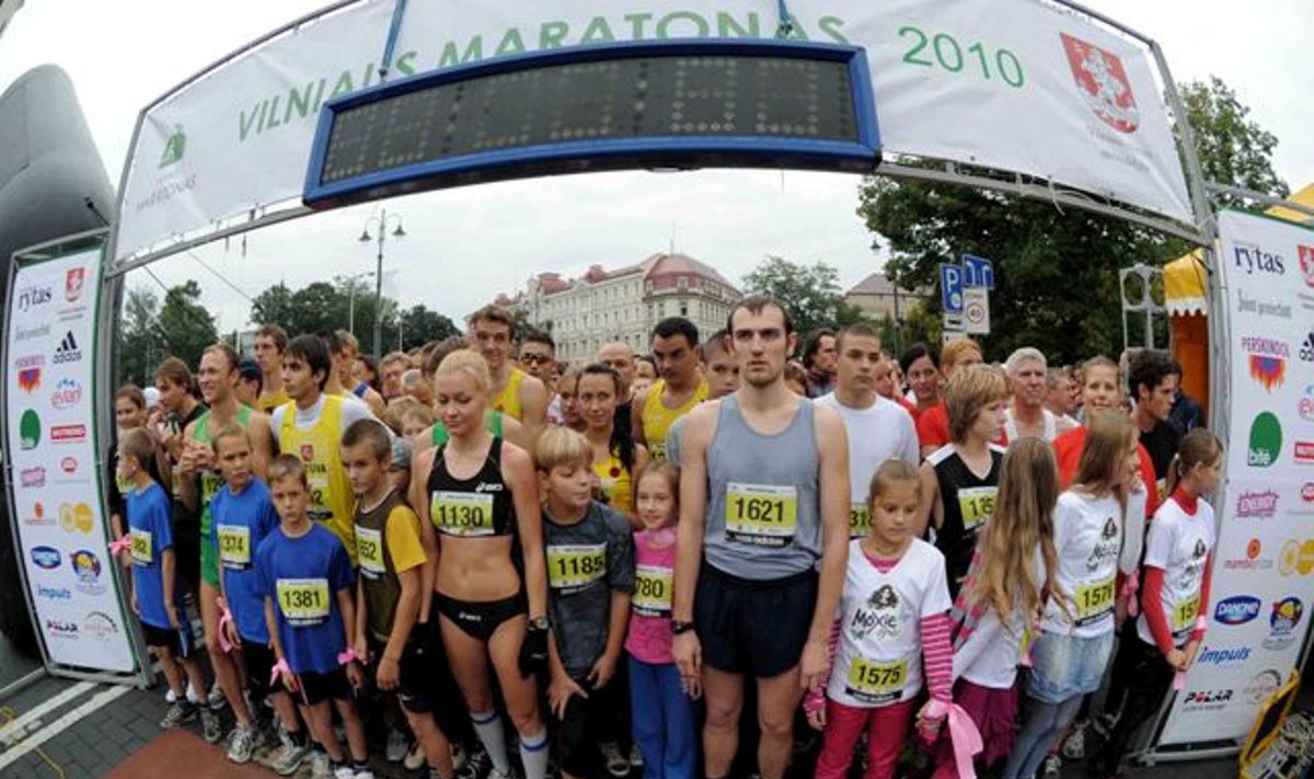 Vilniaus maratono startas