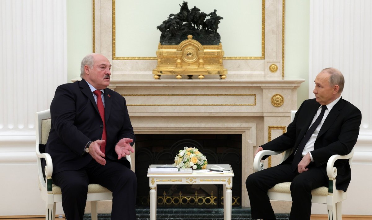 Aliaksandras Lukašenka susitiko su Vladimiru Putinu