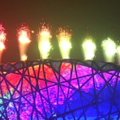 Po APEC banketo Pekine surengtas šviesų ir pirotechnikos spektaklis