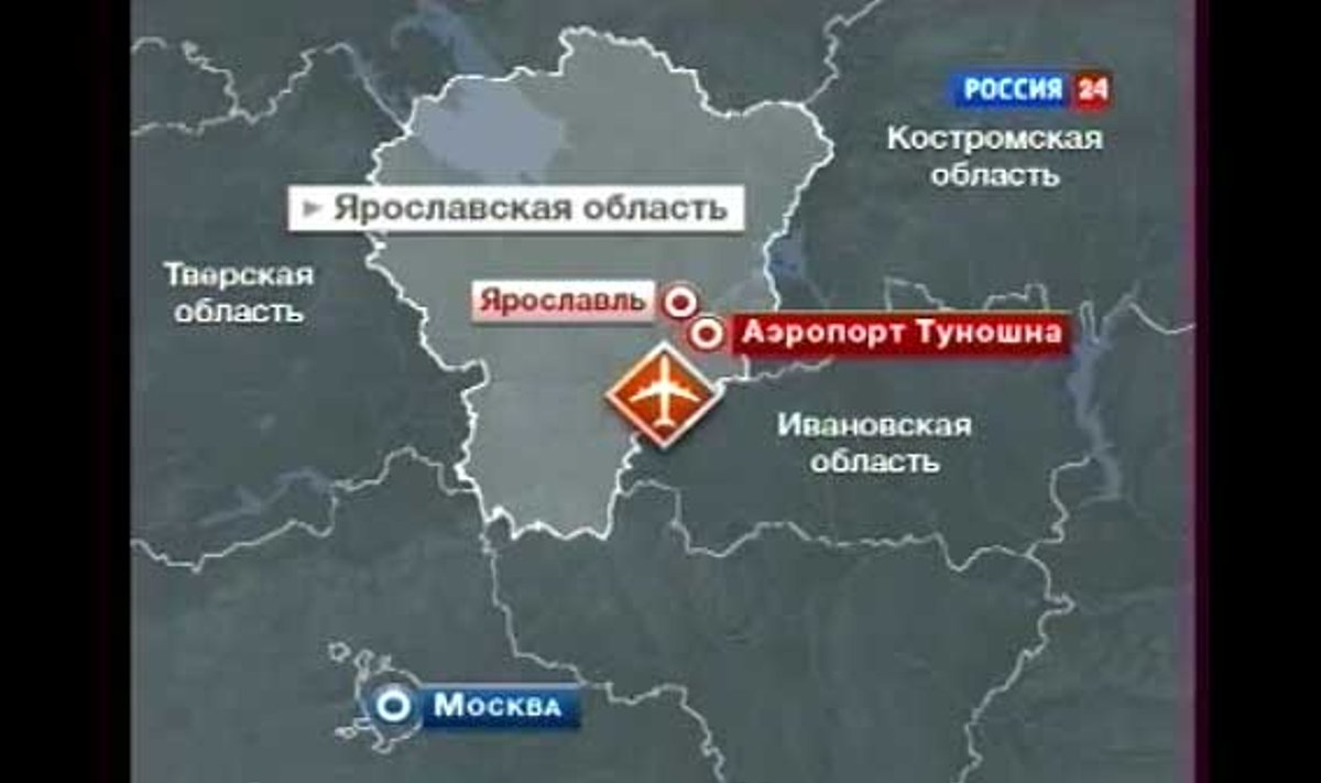 Rusijoje sudužo lėktuvas su „Lokomotiv“ ledo ritulininkais