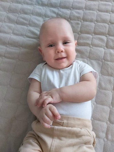 Ramintos sūnelis Jonas.