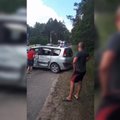 Vilniuje vilkikas rėžėsi į lengvąjį automobilį, sužalota moteris
