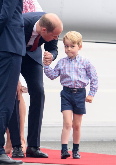Princas Williamas su sūnumi George'u