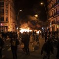 Ispanijoje policija susirėmė su demonstrantais per protestus dėl reperio arešto