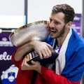 Europos čempionų taurė G. Dragičiaus rankose pasiekė švenčiančią Slovėnijos sostinę