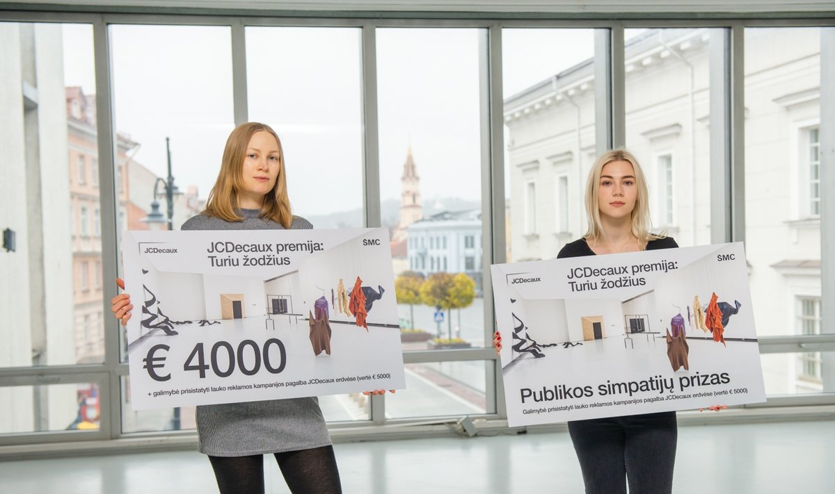 „JCDecaux premija 2020“ apdovanojimai atiteko Sallamari Rantalai ir Emilijai Povilanskaite