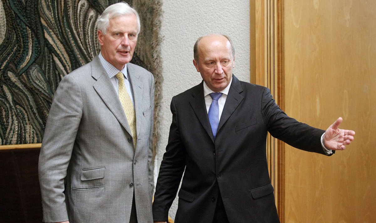 Andrius Kubilius ir Michelis Barnier