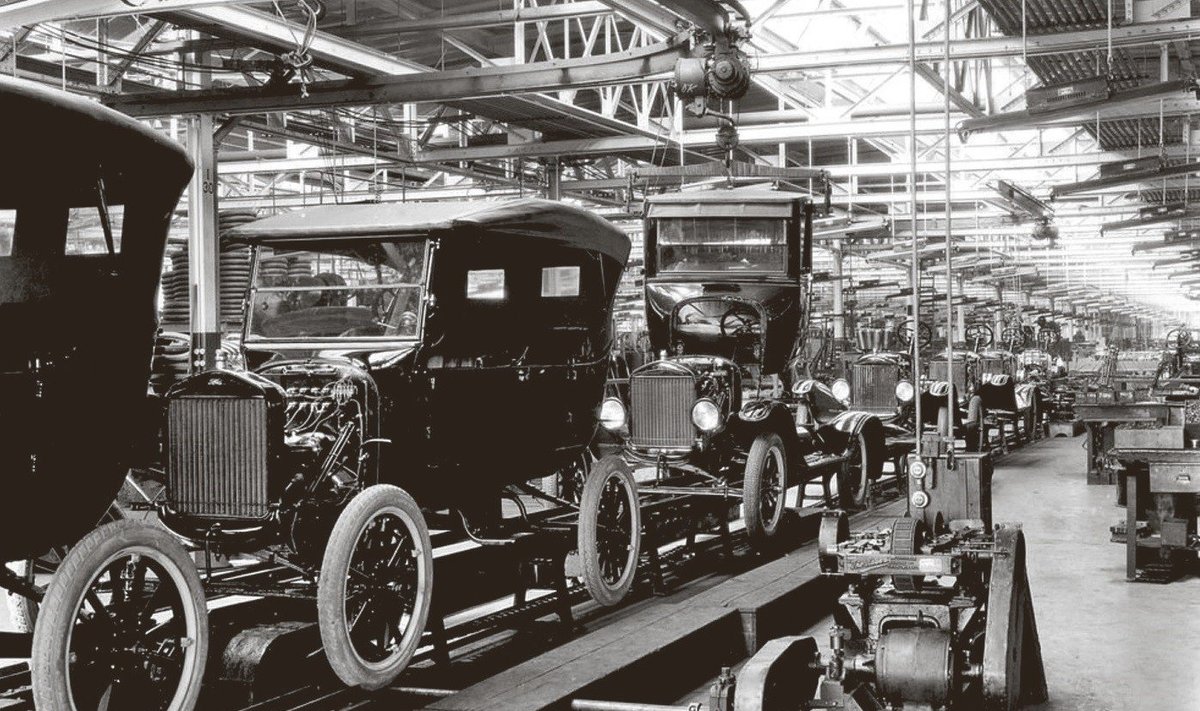 „Ford Model T“ gamybos cechas