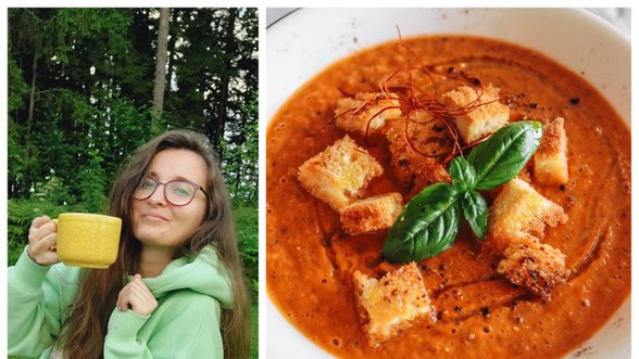 Maisto tinklaraštininkė pasidalijo greitai paruošiamos sriubos receptu, kuris padės sunaudoti cukinijų ir pomidorų derlių