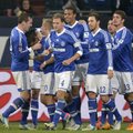 Vokietijos „Bundeslygoje“ „Schalke“ klubas itin rezultatyviame mače nugalėjo „Hannover“ komandą