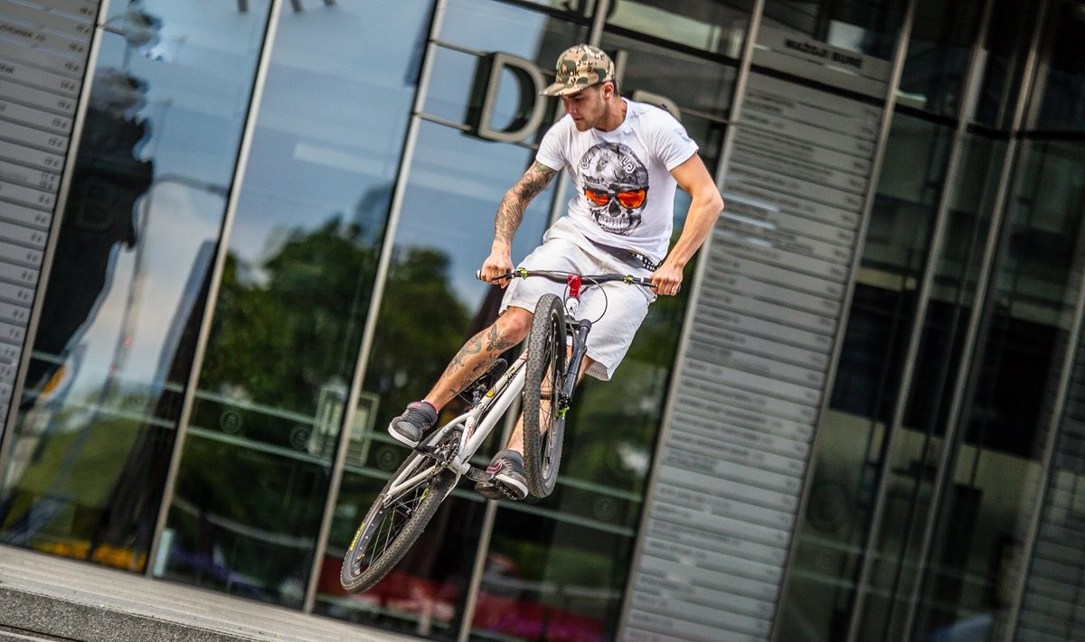 BMX dviratininkas Mantas (E. Buiko nuotr.)