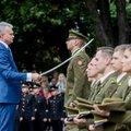 Pusšimčiui Karo akademijos absolventų suteiktas leitenanto laipsnis