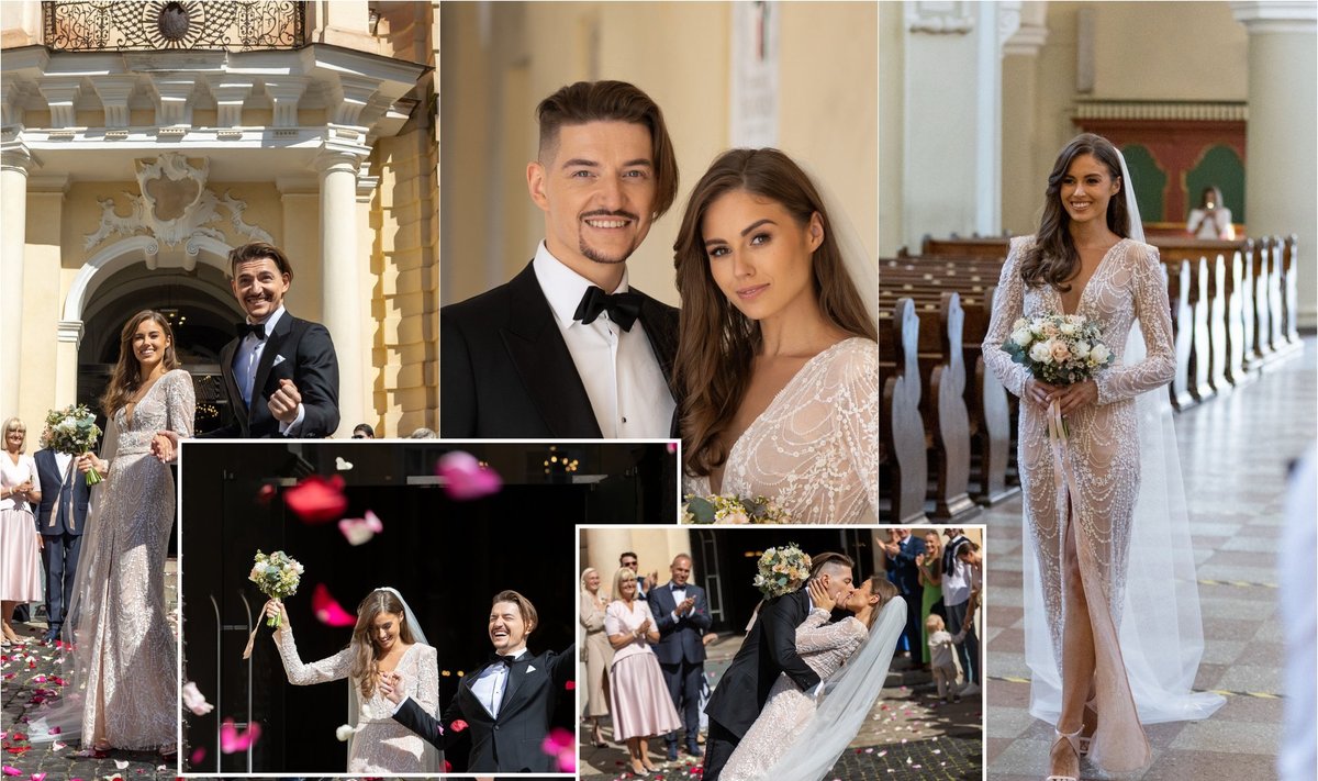 Vilniuje susituokė renginių vedėjas Tomas Legenzovas ir „Mis Lietuva 2014“ Agnė Kavaliauskaitė