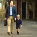 Pirmą dieną mokykloje mažasis princas George'as sutiko be mamos
