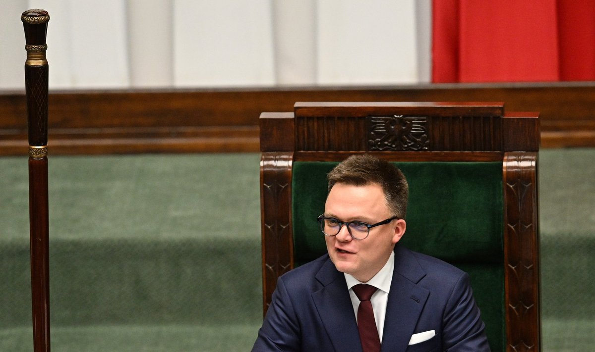 Naujasis Lenkijos Seimo pirmininkas Szymonas Hołownia