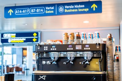 Vilniaus oro uoste atidaryta kavinė „Huracan Coffee“