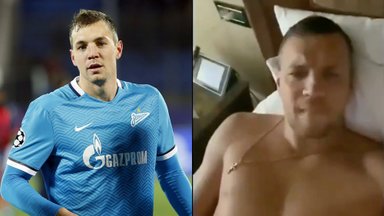 Rusijos futbolo rinktinės kapitonas pašalintas iš varžybų: paplito jį kompromituojantis intymus vaizdo įrašas iš miegamojo