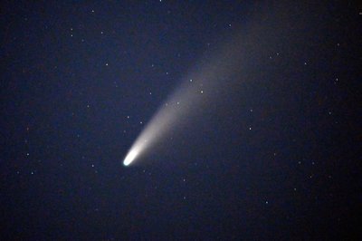 Kometa NEOWISE danguje buvo matoma 2020-aisiais.Scanpix/VidaPress nuotr.