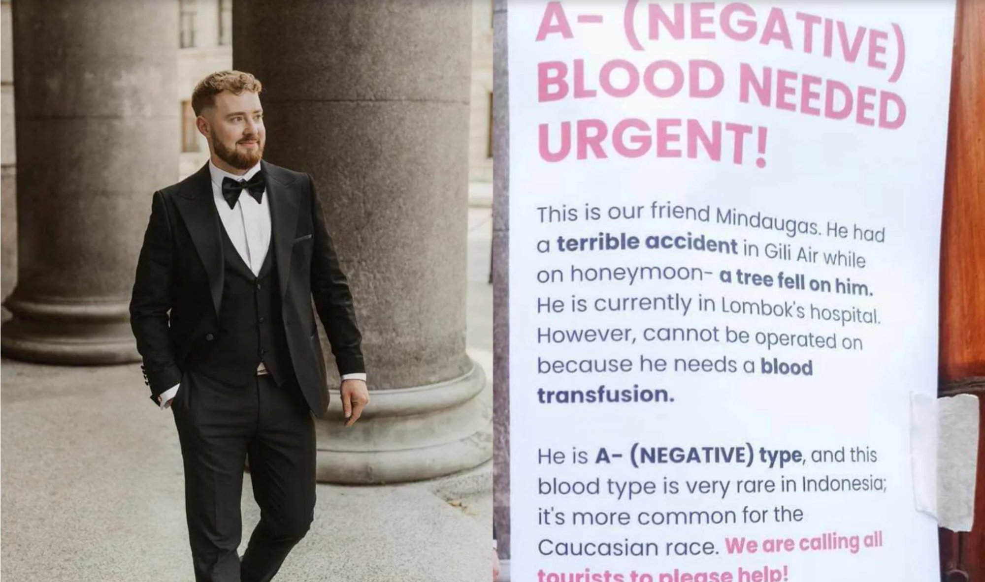 Litwin ciężko ranny na Bali został zawrócony na Litwę: bezpośrednio z lotniska przewieziono go do klinik w Kownie