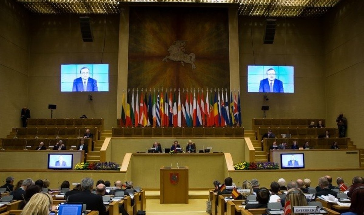 Europos Sąjungos parlamentų pirmininkų susitikimas Seime