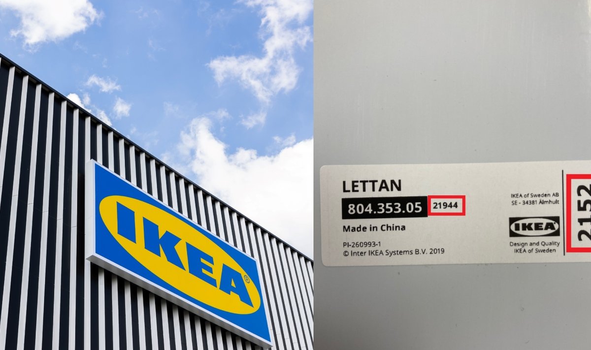 „Ikea“ ragina atnaujinti dalies veidrodžių „Lettan“ tvirtinimo detales