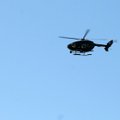 Pasieniečių sraigtasparnis išvyksta į prieš nelegalią migraciją nukreiptą operaciją