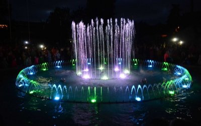 Muzikinio fontano Palangoje atidarymas
