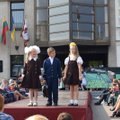 Moksleiviai Panevėžio miesto šventėje: pirmieji žingsniai podiumu