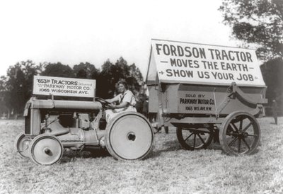 Traktoriaus „Fordson“ reklama, 1921 m.