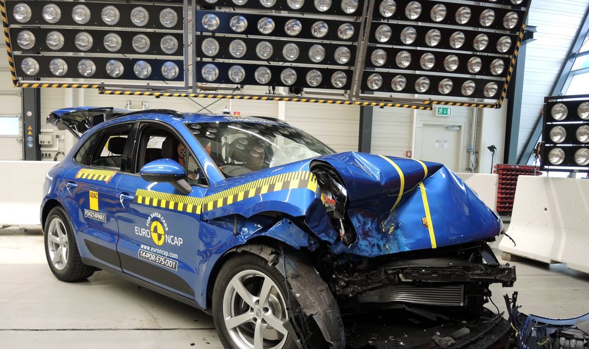 Euro NCAP bandymai: Porsche Macan